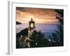 View of Heceta Head Lighthouse at Sunset, Oregon, USA-Stuart Westmorland-Framed Photographic Print