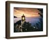 View of Heceta Head Lighthouse at Sunset, Oregon, USA-Stuart Westmorland-Framed Photographic Print