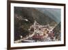 View of Hecla Mine Looking Down the Canyon - Burke, ID-Lantern Press-Framed Premium Giclee Print