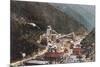 View of Hecla Mine Looking Down the Canyon - Burke, ID-Lantern Press-Mounted Premium Giclee Print