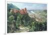 View of Heidelberg, c.1910-Fritz Genutat-Framed Giclee Print