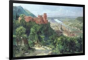 View of Heidelberg, c.1910-Fritz Genutat-Framed Giclee Print