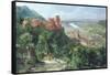 View of Heidelberg, c.1910-Fritz Genutat-Framed Stretched Canvas