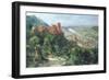 View of Heidelberg, c.1910-Fritz Genutat-Framed Premium Giclee Print