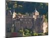 View of Heidelberg's Old Town and Heidelberg Castle from the Philosophenweg, Heidelberg, Germany-Michael DeFreitas-Mounted Photographic Print