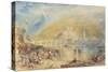 View of Heidelberg with a Rainbow-J. M. W. Turner-Stretched Canvas