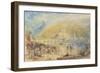 View of Heidelberg with a Rainbow-J. M. W. Turner-Framed Giclee Print