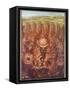 View of Hell featuring the Devil and Demons-null-Framed Stretched Canvas