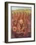 View of Hell featuring the Devil and Demons-null-Framed Photographic Print