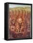 View of Hell featuring the Devil and Demons-null-Framed Stretched Canvas