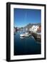 View of Henningsvaer Harbour, Lofoten Islands, Nordland, Norway, Scandinavia, Europe-Ethel Davies-Framed Photographic Print