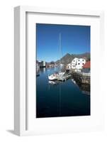 View of Henningsvaer Harbour, Lofoten Islands, Nordland, Norway, Scandinavia, Europe-Ethel Davies-Framed Photographic Print