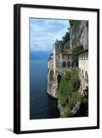 View of Hermitage of Santa Caterina Del Sasso-null-Framed Giclee Print