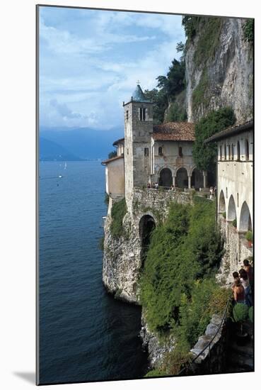 View of Hermitage of Santa Caterina Del Sasso-null-Mounted Giclee Print