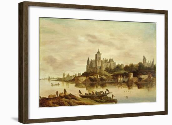 View of Het Valckhof, Nijmegen, 1650s-G. W. Berckhout-Framed Giclee Print