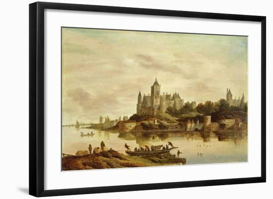 View of Het Valckhof, Nijmegen, 1650s-G. W. Berckhout-Framed Giclee Print