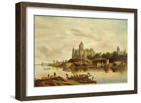 View of Het Valckhof, Nijmegen, 1650s-G. W. Berckhout-Framed Giclee Print