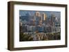 View of high-rise in downtown, Hong Kong, China-Keren Su-Framed Photographic Print