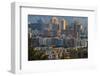 View of high-rise in downtown, Hong Kong, China-Keren Su-Framed Photographic Print