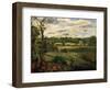 View of Highgate from Hampstead Heath, circa 1834-John Constable-Framed Giclee Print