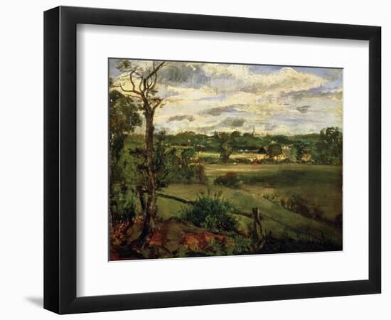 View of Highgate from Hampstead Heath, circa 1834-John Constable-Framed Premium Giclee Print