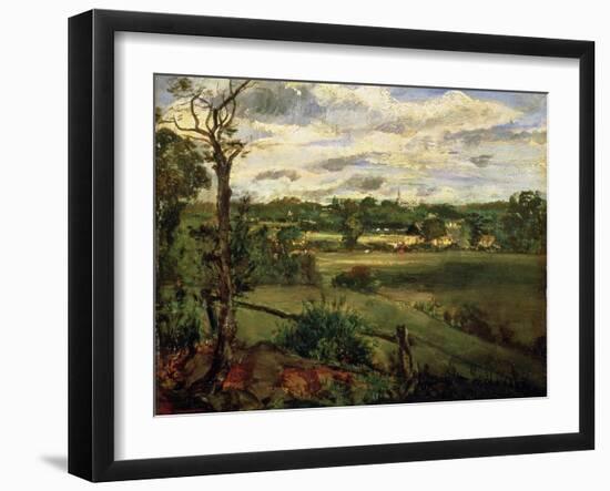 View of Highgate from Hampstead Heath, circa 1834-John Constable-Framed Giclee Print