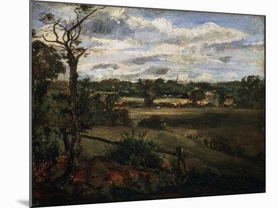View of Highgate from Hampstead Heath, Early 19th Century-John Constable-Mounted Giclee Print
