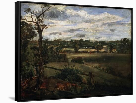 View of Highgate from Hampstead Heath, Early 19th Century-John Constable-Framed Stretched Canvas