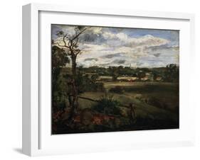 View of Highgate from Hampstead Heath, Early 19th Century-John Constable-Framed Giclee Print