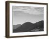 View Of Hill With Trees Clouded Sky "In Rocky Mountain National Park" Colorado 1933-1942-Ansel Adams-Framed Art Print