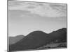 View Of Hill With Trees Clouded Sky "In Rocky Mountain National Park" Colorado 1933-1942-Ansel Adams-Mounted Art Print
