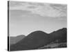 View Of Hill With Trees Clouded Sky "In Rocky Mountain National Park" Colorado 1933-1942-Ansel Adams-Stretched Canvas