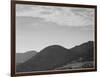 View Of Hill With Trees Clouded Sky "In Rocky Mountain National Park" Colorado 1933-1942-Ansel Adams-Framed Art Print