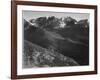 View Of Hills And Mountains "In Rocky Mountain National Park" Colorado 1933-1942-Ansel Adams-Framed Art Print