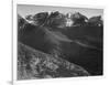 View Of Hills And Mountains "In Rocky Mountain National Park" Colorado 1933-1942-Ansel Adams-Framed Art Print