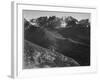 View Of Hills And Mountains "In Rocky Mountain National Park" Colorado 1933-1942-Ansel Adams-Framed Art Print