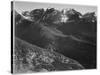 View Of Hills And Mountains "In Rocky Mountain National Park" Colorado 1933-1942-Ansel Adams-Stretched Canvas