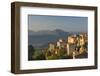 View of Hillside Town at Sunset-Jon Hicks-Framed Photographic Print