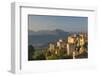 View of Hillside Town at Sunset-Jon Hicks-Framed Photographic Print