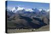 View of Himalaya Range (The World's Tallest Mountains), Tibet, China-Natalie Tepper-Stretched Canvas