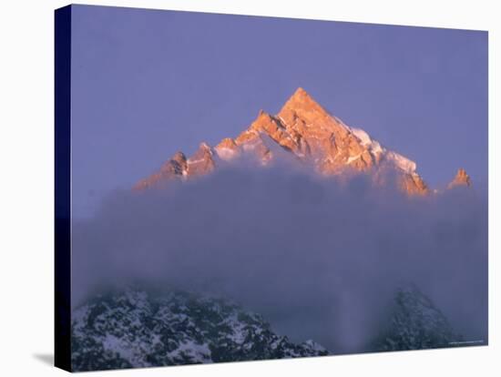 View of Himalayan Mountaintop-James Burke-Stretched Canvas