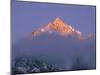 View of Himalayan Mountaintop-James Burke-Mounted Photographic Print