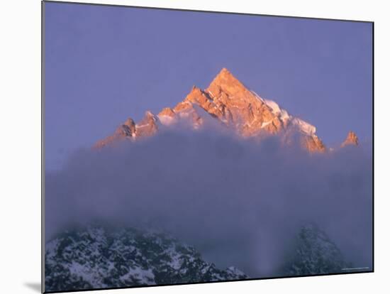 View of Himalayan Mountaintop-James Burke-Mounted Photographic Print