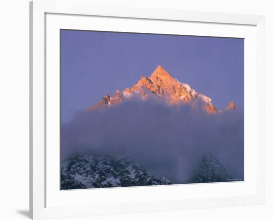 View of Himalayan Mountaintop-James Burke-Framed Photographic Print