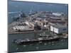 View of Historic Docks from Spinnaker Tower, Portsmouth, Hampshire, England, United Kingdom, Europe-Ethel Davies-Mounted Photographic Print