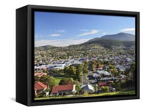 View of Hobart, Tasmania, Australia, Pacific-Jochen Schlenker-Framed Stretched Canvas