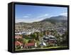 View of Hobart, Tasmania, Australia, Pacific-Jochen Schlenker-Framed Stretched Canvas