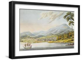 View of Hobart Town, 1824-Joseph Lycett-Framed Giclee Print