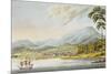 View of Hobart Town, 1824-Joseph Lycett-Mounted Giclee Print