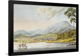 View of Hobart Town, 1824-Joseph Lycett-Framed Giclee Print